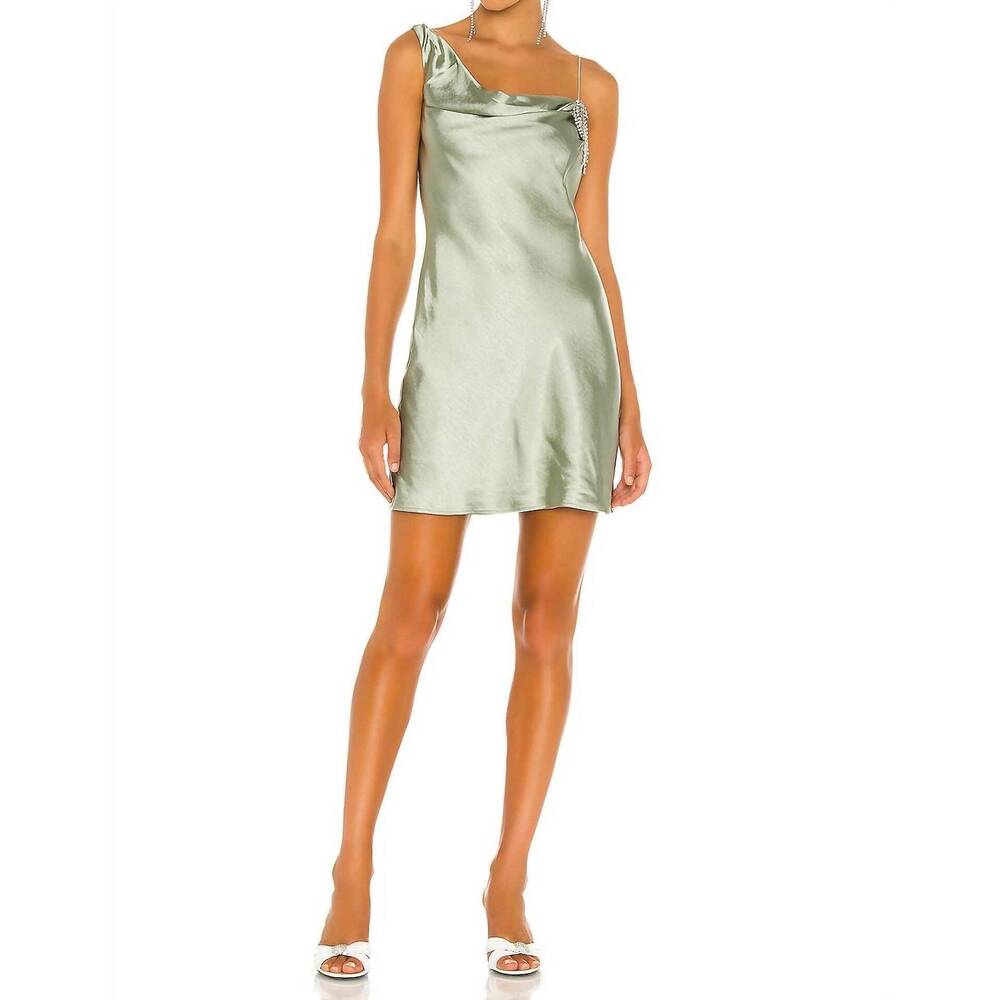 NEW MISHA chandra dress in sage